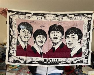Beatles Irish linen dish towel