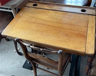 Vtg school desk