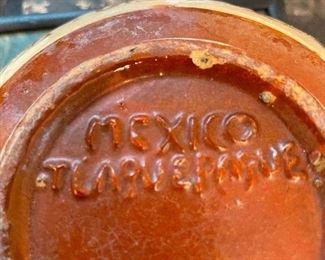 Vtg Mexican Tlaquepaque red ware