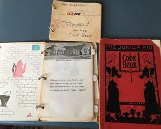Vintage local cookbooks