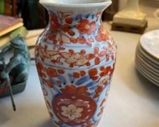 Vtg Imari vase 6”