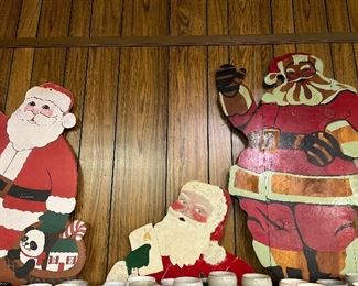 Vintage santas