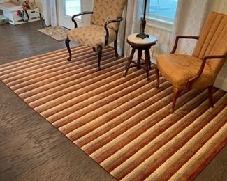 Rug 6x9   Chairs $75 ea   Piano stool $175