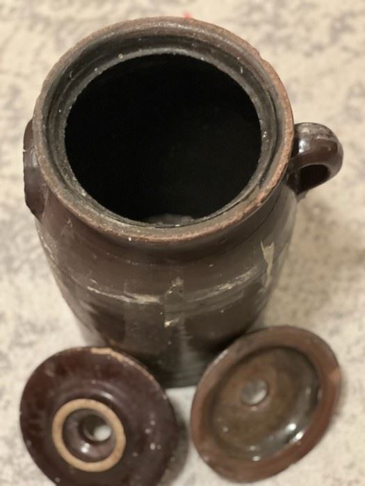 Vintage sauerkraut crock $70
