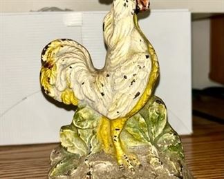 Antique cast iron rooster