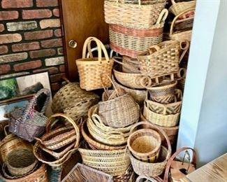 Vintage baskets (some are SOLD)