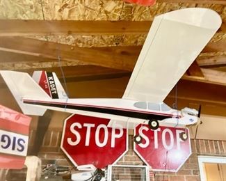 Remote control Airplanes are SOLD, Metal STOP signs