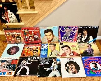 Vintage Elvis Presley LP records (some are SOLD)