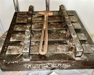 Antique xylophone and hammer (needs work)