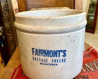 Fairmont’s Cottage Cheese stoneware crock