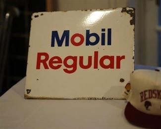 Porcelain Mobil Sign