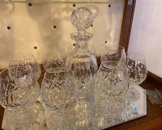 Lismore Waterford Crystal Decanter Set