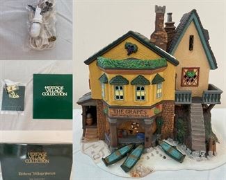 (3) Available 
Heritage Village Collection 
Dickens Village Series “The Grapes Inn”
5th Edition 1996