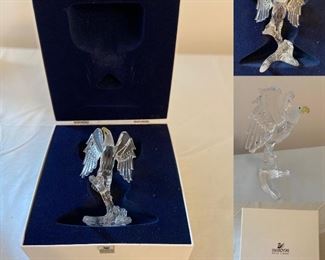 SWAROVSKI Crystal Figurine Bald
Eagle with box