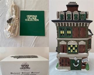 Dept 56
Heritage Village Collection
Dickens Village Series
“The Flat of Ebenezer Scrooge”
