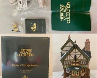 Heritage Village Collection 
Dickens Village Series
“The Pied Bull Inn”
2nd Edition 1993
