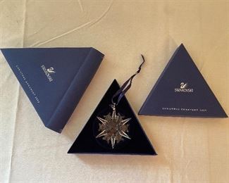 Swarovski Christmas Ornament 2002