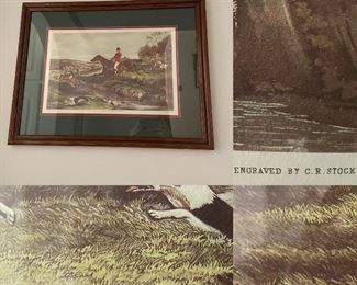 Approximately 26” x 20” Framed