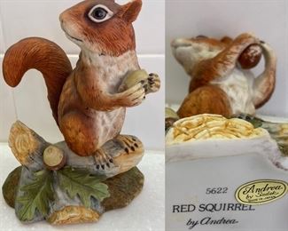 Porcelain Red Squirrel by Andrea Sadek #5622