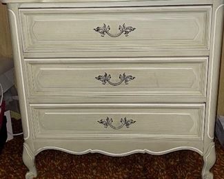 3 drawer country French chest