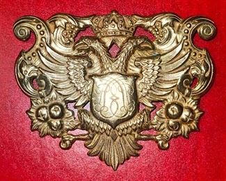 Marian Haskell brooch
Russian Crest Coat of Arms 
Eagle Phoenix