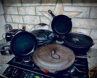 Just a tiny smidge of the cast iron we have available!  