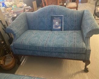 One of a Pair of Matching Loveseats