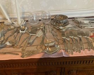 Royal Danish Sterling Silver Flatware Set