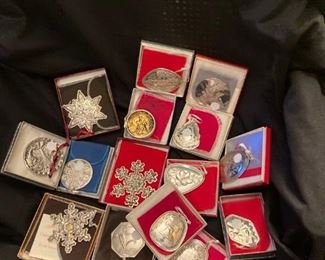 Sterling Ornaments