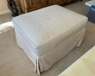 5. Pair of Sherrill Ottomans (29" x 22" x 17") (as is) 