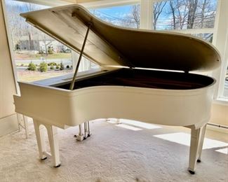 2. Living Room Grand from 1950's w/ Bench (76") (as is)