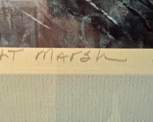 15. Lithograph by Anna Michels "Salt Marsh" 106/250 (29" x 24")