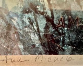 15. Lithograph by Anna Michels "Salt Marsh" 106/250 (29" x 24")