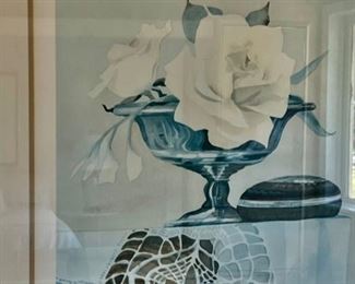 43. Signed Still Life Print (29" x 33")