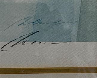 43. Signed Still Life Print (29" x 33")