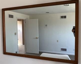 46. Mirror w/ Wood Frame (48" x 32")