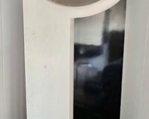 57. MCM Black & White Cabinet (24" x 19" x 80")