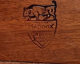 51. Vintage Maddox Slant Front Desk (36" x 22" x 42")