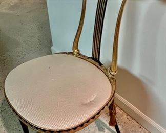 69. Side Chair with Gilt Accent