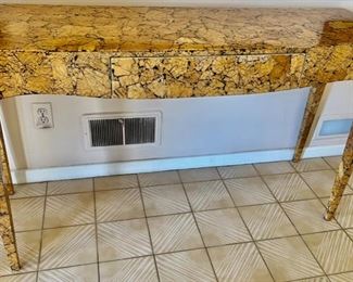 85. Console Table/ Desk from D & D Building (56" x 18" x 30")