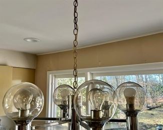 64. MCM 6 Globe Light Fixture