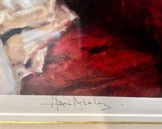 Lithograph "Romantic Engagement" 38/750 by Dan Malez