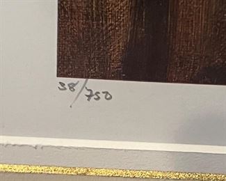 Lithograph "Romantic Engagement" 38/750 by Dan Malez