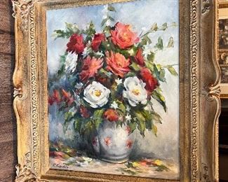 Floral Bouquet, Oil on Canvas, by R. Kupchin