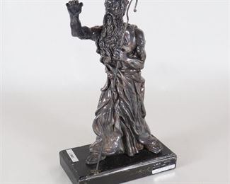 007 Moses Statuette Electroform 925 Sterling Silver Over Composite Material By Ilans Israel