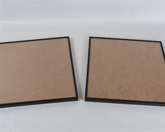 034 Lot Of 2 Record Album Frames