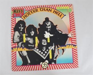 048 Kiss Hotter Than Hell NBLP 7006 Casablanca Record Vinyl LP