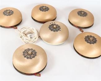 054 Vintage Burglar Alarm And Fire Alarm Lot Of 6 By Gardsman Used By Army Air Force GSA READ DESCRIPTION