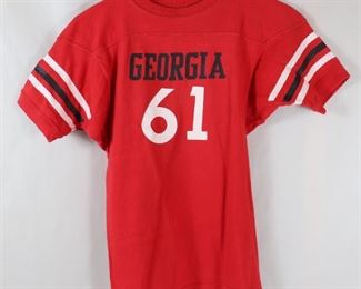 063 Georgia Bulldogs Jersey Vintage Sweatshirt Material