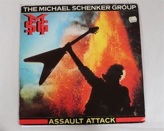 064 The Michael Schenker Group Assault Attack CHR 1393 Chrysalis Record Vinyl LP